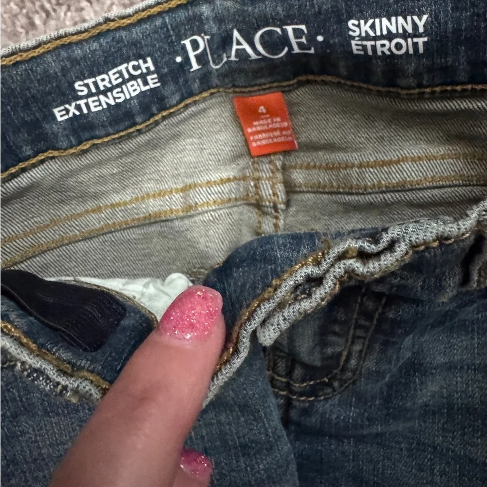 NWT The Children’s Place Place Denim Skinny Jeans Size 4T-ALL 3